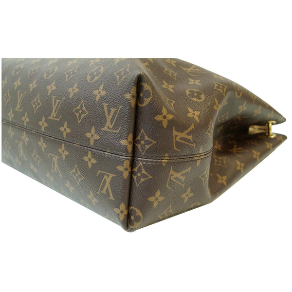 LV Graceful MM Monogram Canvas shoulder bag right side