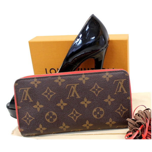 Louis Vuitton Monogram Zippy Canvas Long Wallet front view