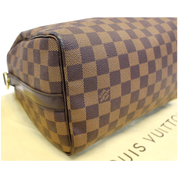 LOUIS VUITTON Speedy 25 Bandouliere Damier Ebene Shoulder Bag Brown