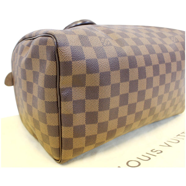 LOUIS VUITTON Speedy 30 Damier Ebene Brown Satchel Bag