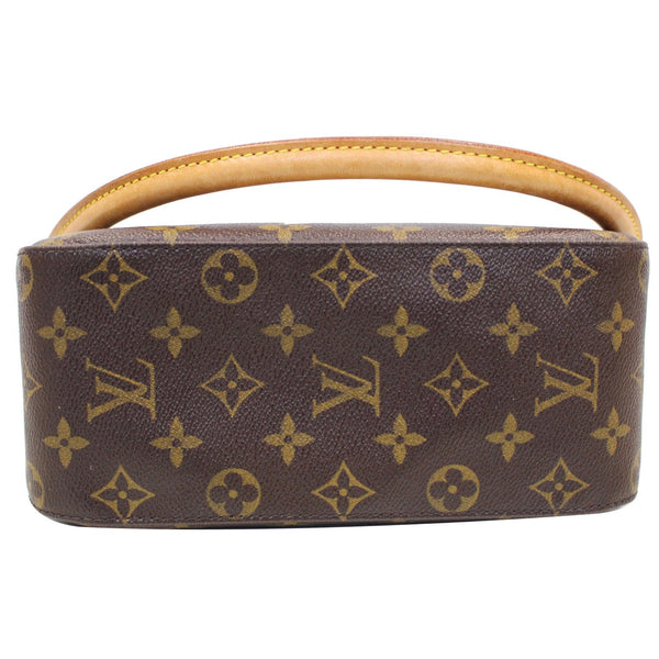 LOUIS VUITTON Looping MM Monogram Canvas Shoulder Bag Brown