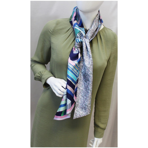 Hermes Silk Scarf | Hermes Twilly Scarf - Front View