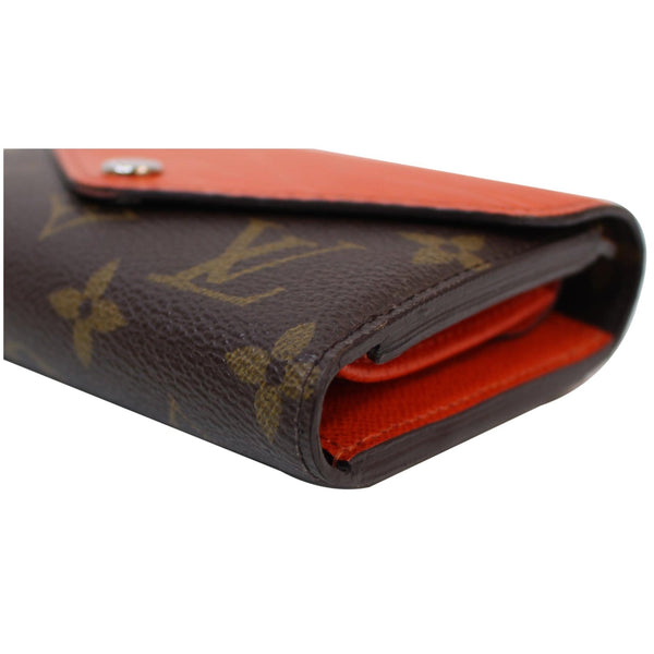 side view LV Marie-Lou Epi Monogram Canvas Wallet