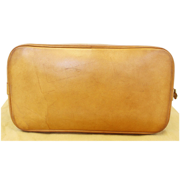 LOUIS VUITTON Alma Monogram Canvas Satchel Bag Brown-US