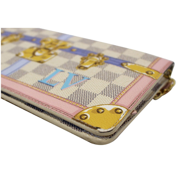 Corner lv Summer Trunks Pochette Damier Azur Bag