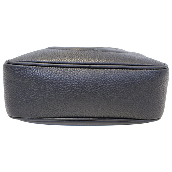 GUCCI Soho Disco Pebbled Leather Small Crossbody Bag Black