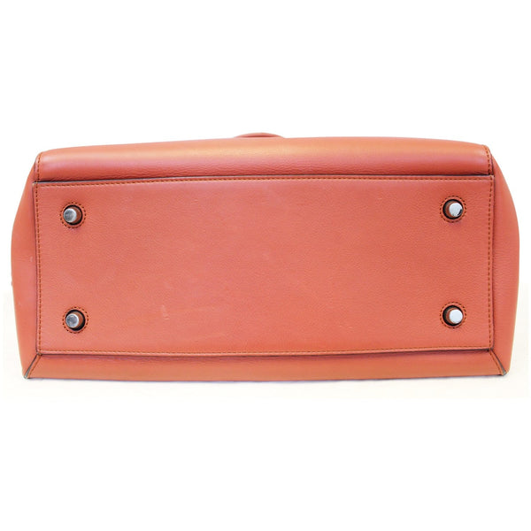 Celine Calfskin Leather Shoulder Bag- Bottom view