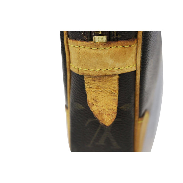 LOUIS VUITTON Marly Dragonne PM Monogram Canvas Clutch Bag Brown