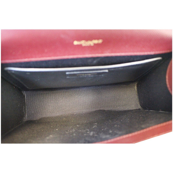 YVES Saint Laurent Envelope Medium Chain Shoulder Bag Burgundy-US