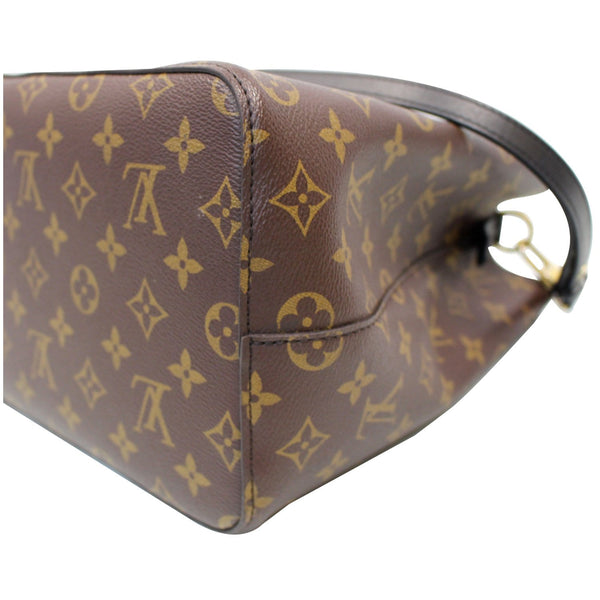 LOUIS VUITTON Neonoe Monogram Canvas Shoulder Bag Black