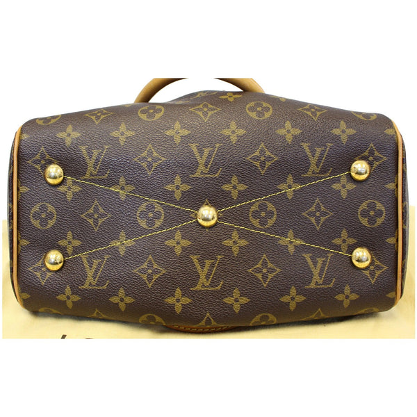LOUIS VUITTON Tivoli PM Monogram Canvas Shoulder Bag Brown