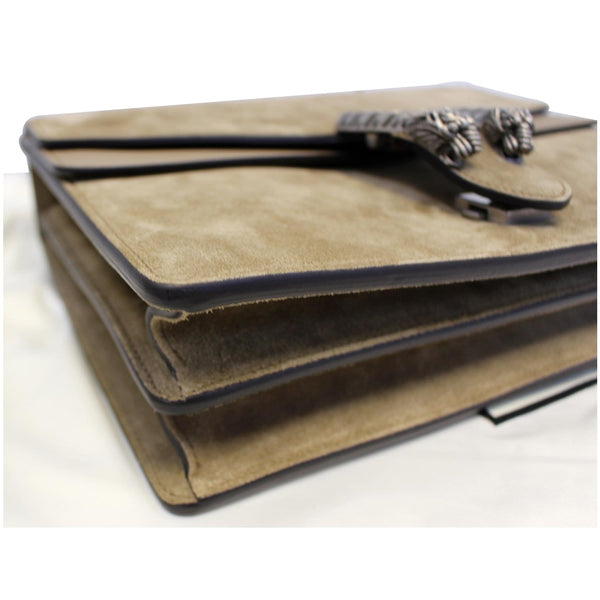 Gucci Medium Dionysus Suede Leather Shoulder Bag - corner