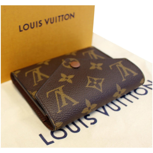 LOUIS VUITTON Victorine Monogram Canvas Wallet Brown