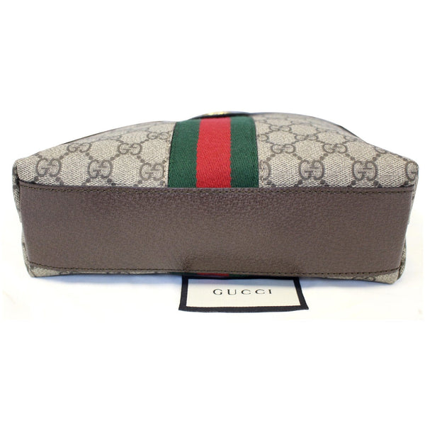 GUCCI Ophidia GG Supreme Canvas Small Shoulder Bag Beige 499621