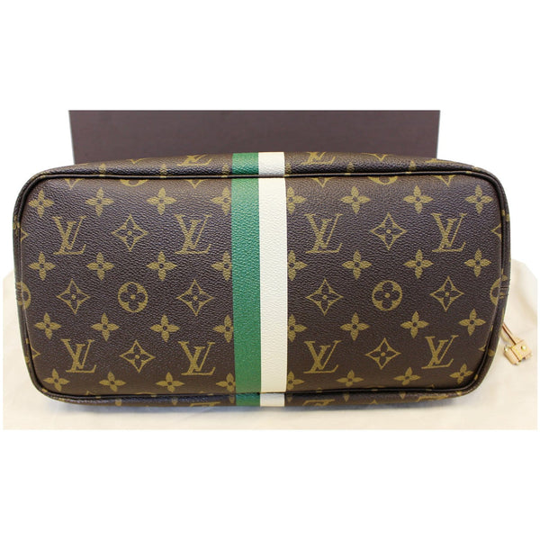 Louis Vuitton Neverfull MM Mon Monogram Tote Bag - side view