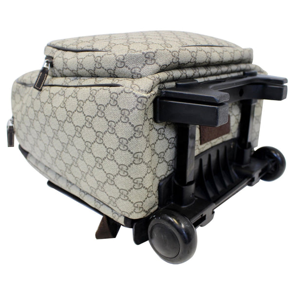 Gucci Backpack Bag GG Supreme Canvas Trolley -right view
