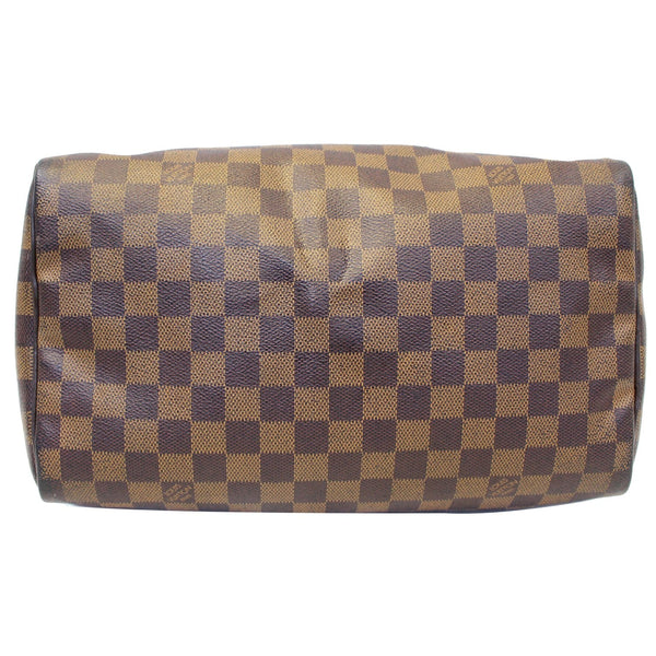LOUIS VUITTON Speedy 30 Damier Ebene Satchel Bag Brown