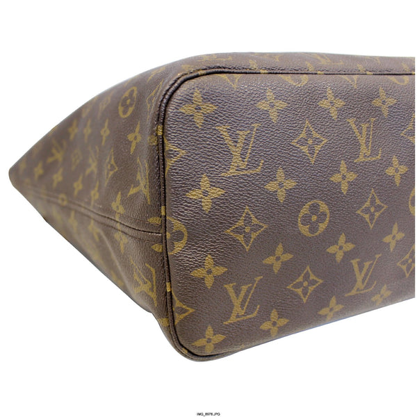LOUIS VUITTON Neverfull MM Monogram Canvas Tote Bag Brown-US