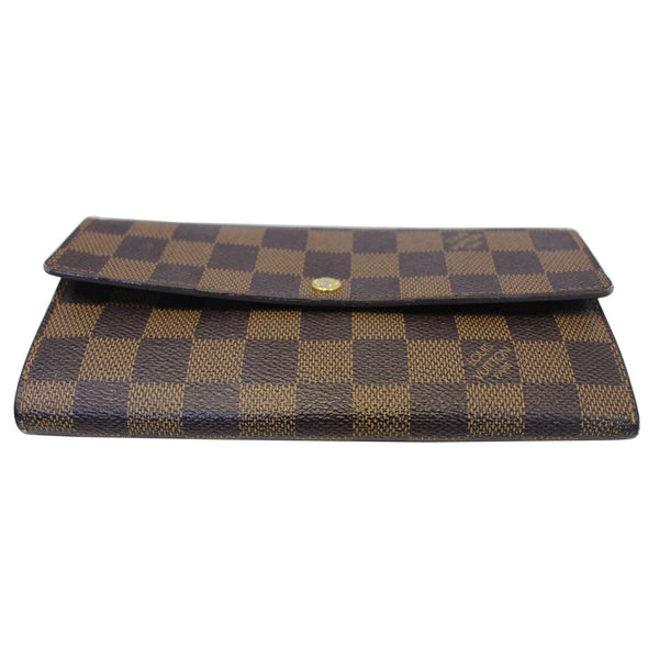 LOUIS VUITTON Damier Ebene Brown Sarah Wallet-US