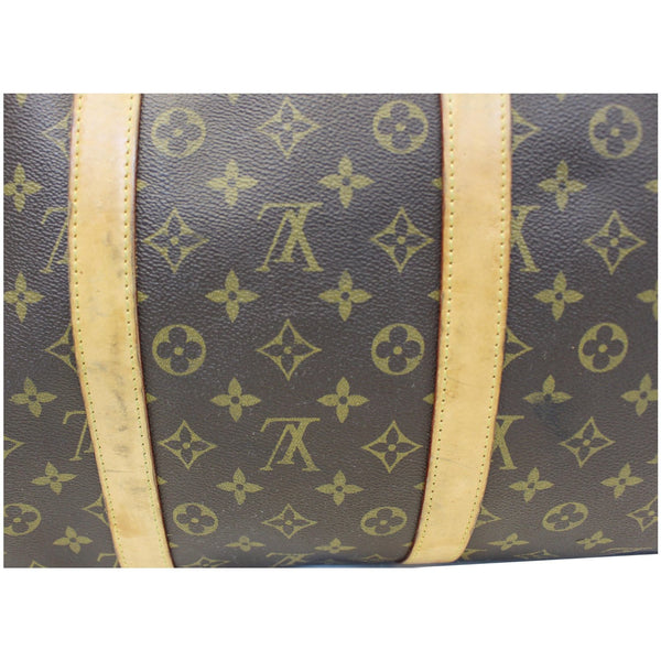 LOUIS VUITTON Keepall Bandouliere 55 Monogram Canvas Travel Bag Brown-US