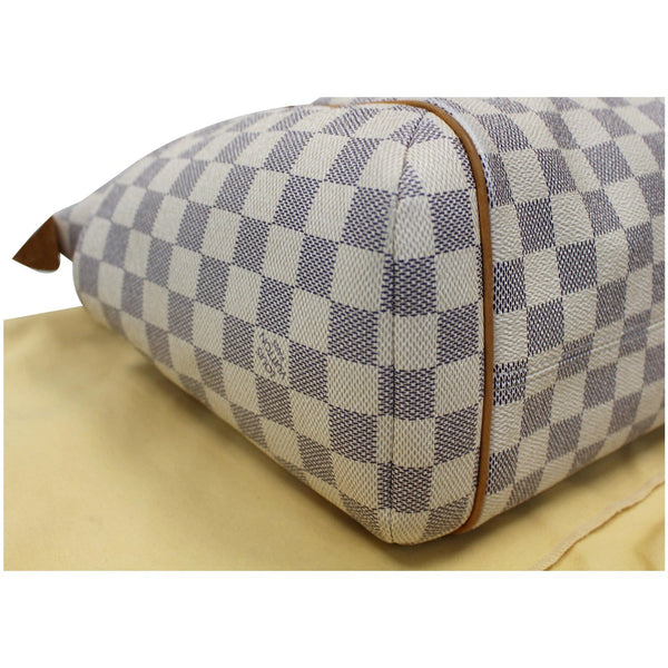 LOUIS VUITTON Totally PM Damier Azur Shoulder Bag White