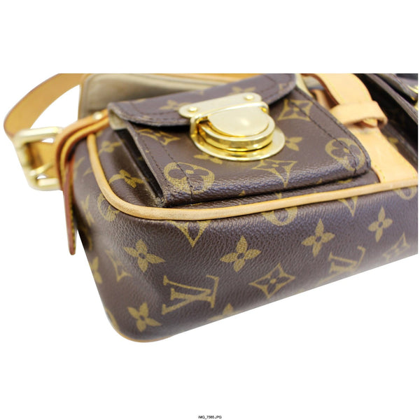 LOUIS VUITTON Hudson PM Monogram Canvas Shoulder Bag