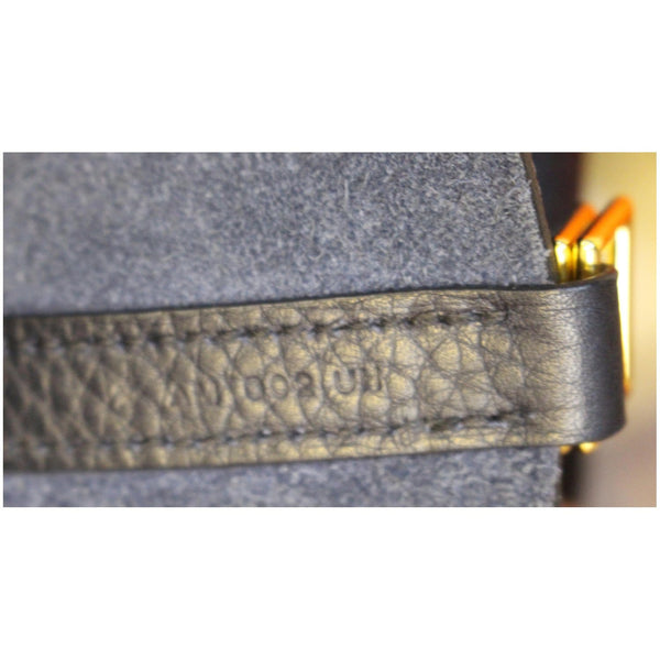 HERMES Picotin Lock 22 MM Orange Poppy Taurillon Clemence Leather Bag Black