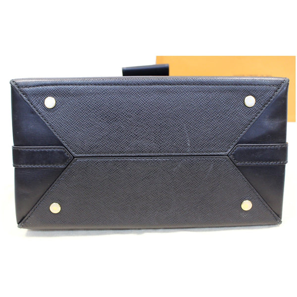 LOUIS VUITTON City Frame Taiga Leather Satchel Bag Black - Last Call