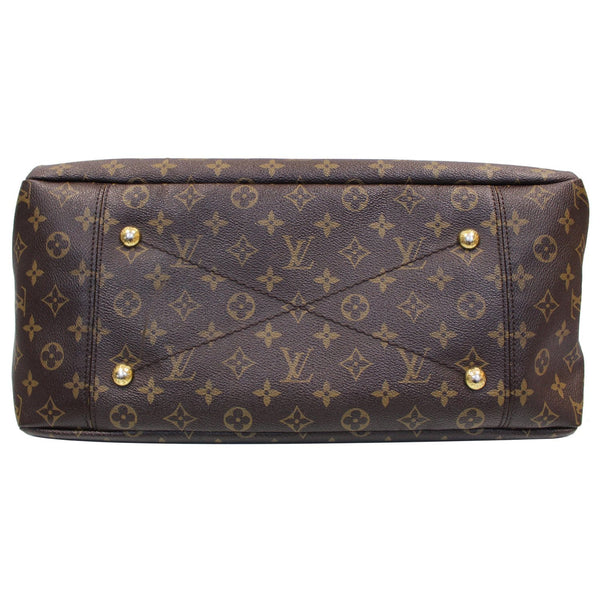 LOUIS VUITTON Artsy MM Monogram Canvas Shoulder Bag Brown