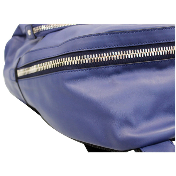 FENDI Are You Serious Backpack Bag with Face Charm Blue