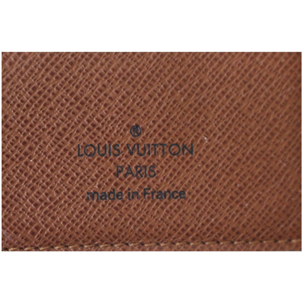 LOUIS VUITTON Pocket Organizer Monogram Canvas Wallet Brown
