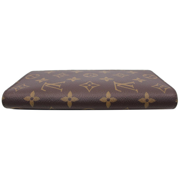 LV Brazza Wallet Monogram Canvas Brown bottom view
