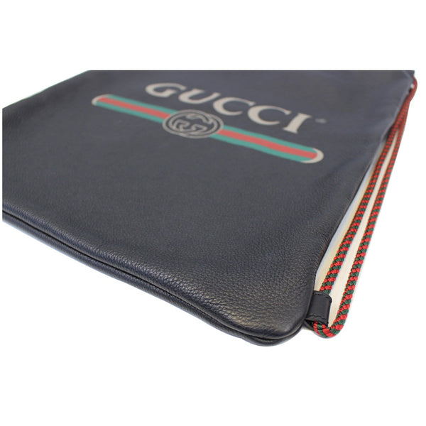 GUCCI Print Leather Drawstring Backpack Bag 494053-US