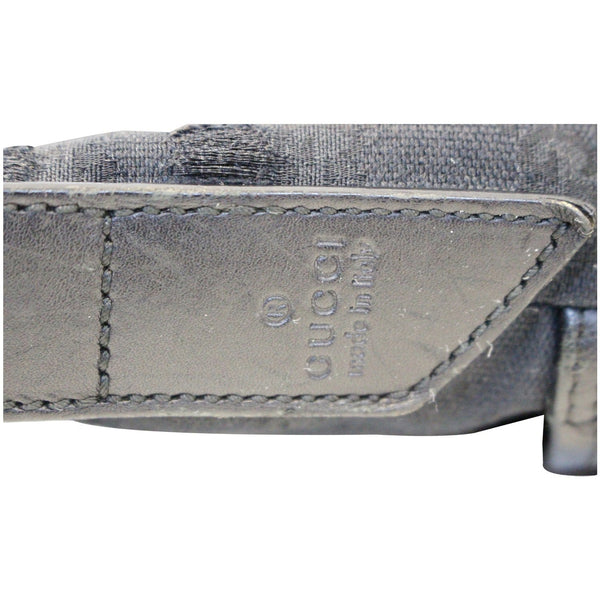 GUCCI Monogram Medium Perforated Messenger Crossbody Bag Black-US