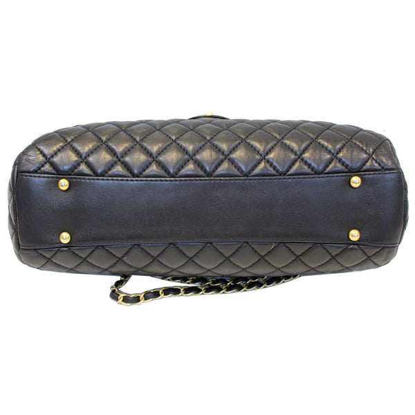 CHANEL Large Shopping Flap Shoulder Bag Black-US