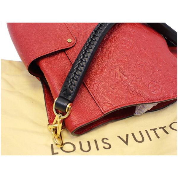LOUIS VUITTON Bagatelle Monogram Empreinte Leather Shoulder Bag Orange-US