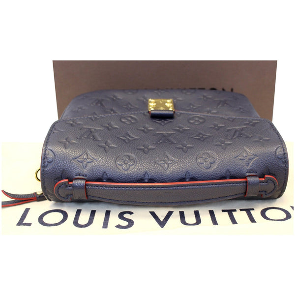 LOUIS VUITTON Metis Pochette Empreinte Leather Crossbody Bag Blue-US