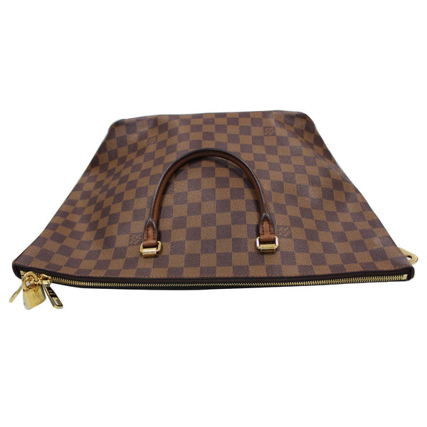 LOUIS VUITTON Belmont Damier Ebene Shoulder Bag Brown