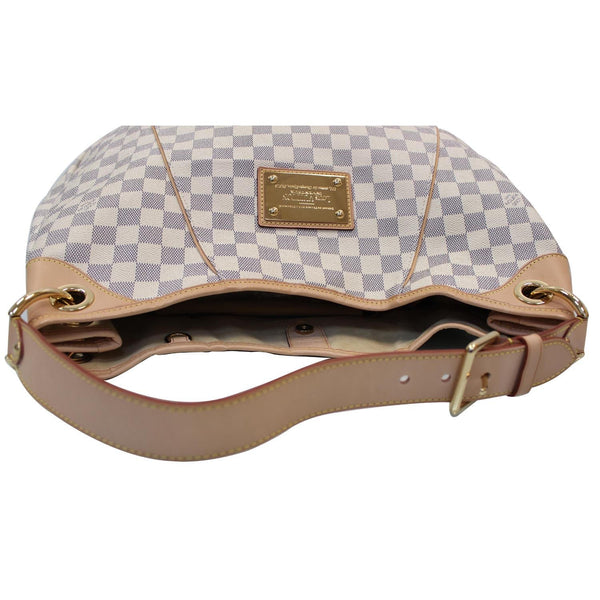 LOUIS VUITTON Galliera GM Damier Azur Shoulder Bag White