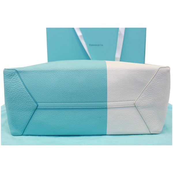 Tiffany & Co Color Block Shoulder Bag Off-white/Blue-US