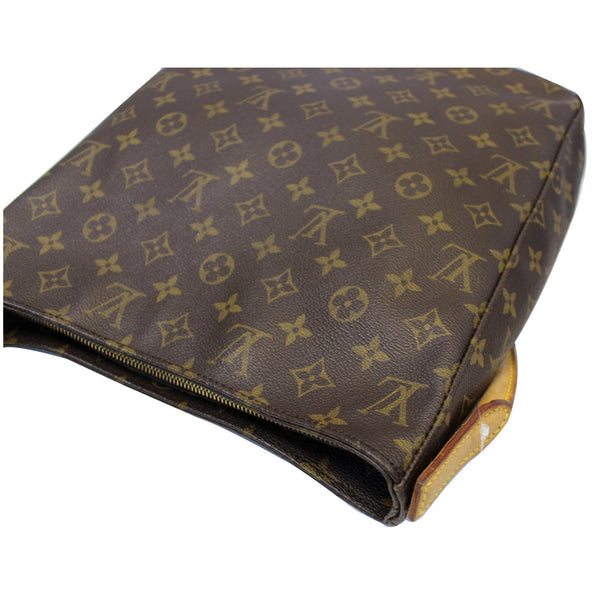 LOUIS VUITTON Monogram Canvas Looping GM Brown Shoulder Bag-US