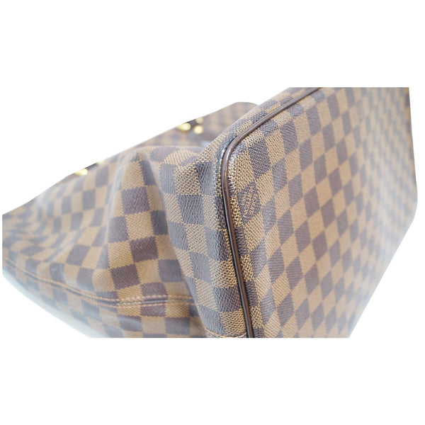 LOUIS VUITTON Saleya GM Damier Ebene Shoulder Handbag-US