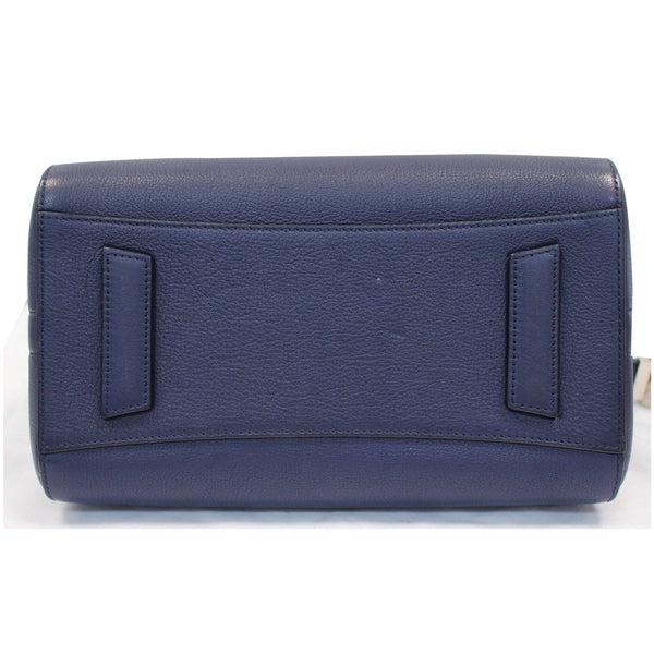 GIVENCHY Antigona Small Goatskin Leather Shoulder Bag Blue