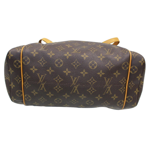 Louis Vuitton Totally MM Monogram Canvas Bag bottom view
