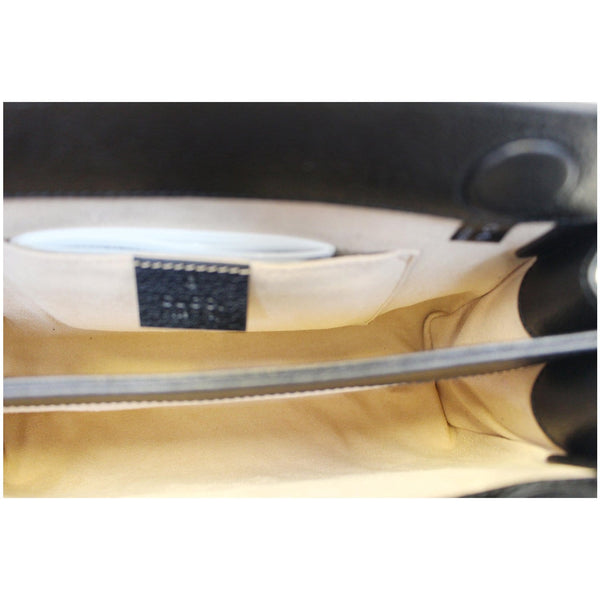 GUCCI Ophidia Small Web Calfskin Shoulder Bag Black 503877