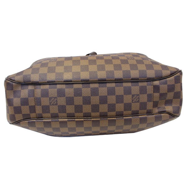 Louis Vuitton Damier Ebene Evora MM Tote Shoulder Bag - corner