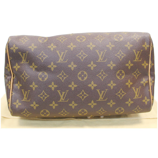 LOUIS VUITTON Speedy 30 Monogram Canvas Satchel Bag Brown