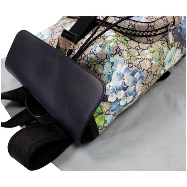 GUCCI Blooms Print GG Canvas Backpack Blue 406398