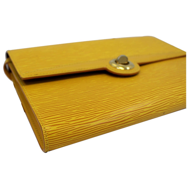 LOUIS VUITTON Arche Pochette Epi Leather Shoulder Bag Yellow