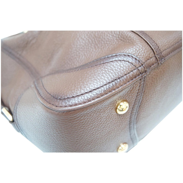 PRADA Cervo Antik Leather Tote Bag Brown